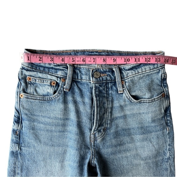 Lucky Brand 90s Loose High Rise Straight Button Fly Retro Jeans, Size 0 / 25 - Picture 11 of 13